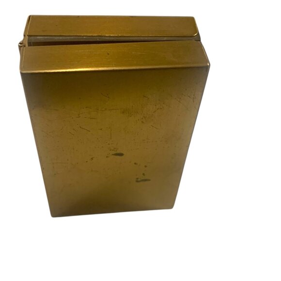 Vintage Brass Hinged 2x3 Photo Frame Compact Design Brass Display micro mini Y2k - Picture 8 of 8